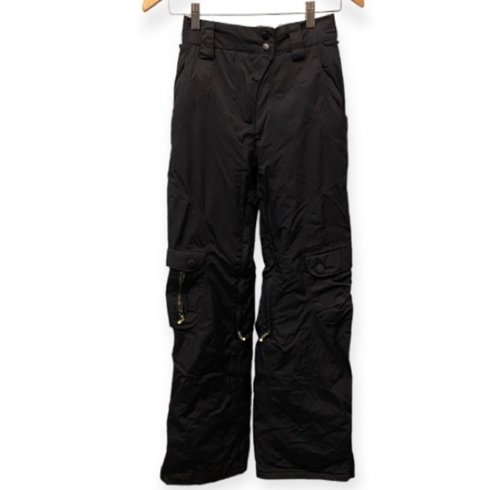 Firefly Stellar Snow Pants Womens Sz Small High Rise Black Snowboard Ski AquaMax